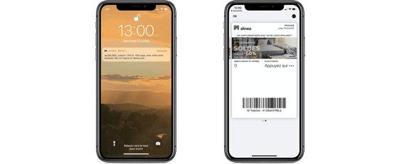 Alinéa - Wallet mobile soldes dété 2020