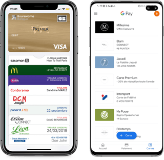 Applications wallet - Apple Wallet & Google Pay - Captain Wallet