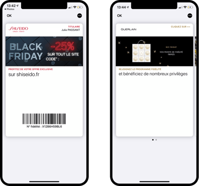 Cartes Shiseido et Guerlain mises à jour pour le Black Friday