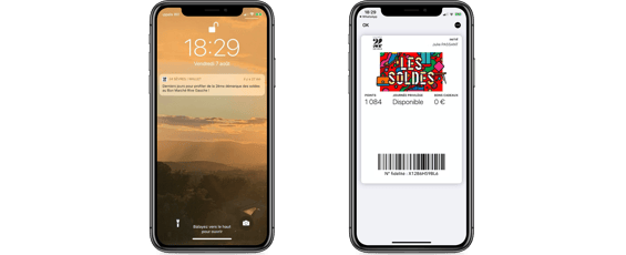 Le Bon Marché - Wallet mobile soldes dété 2020