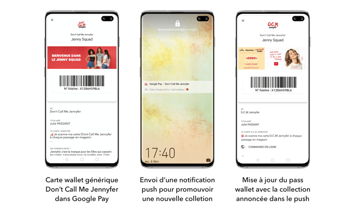 Mise à jour des campagnes wallet de Dont Call Me Jennfyer sur Android