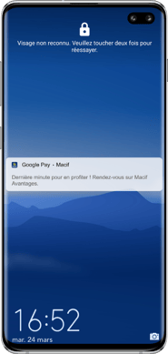 Notification push de rappel automatisée