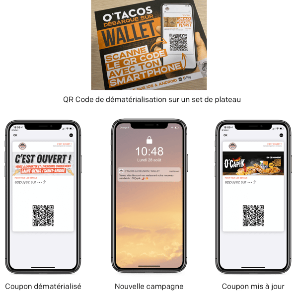 OTacos - Dematerialisation depuis un QR Code en PDV